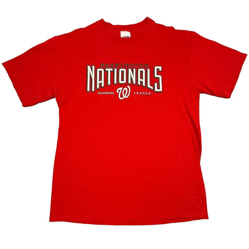Vintage washington nationals shirt L y2k inaugural MLB baseball DC 2005